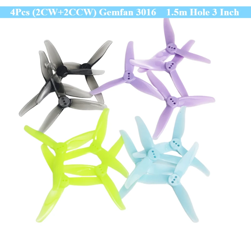 4Pcs (2CW+2CCW) Gem…