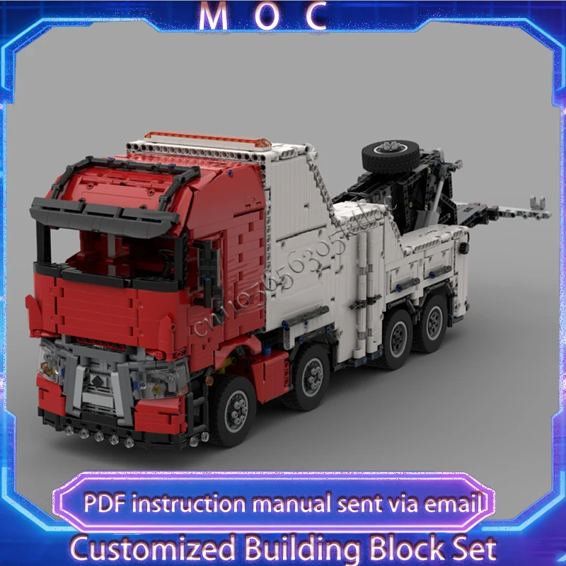 

4604 PCS Rc Renault- Towtruck 1:17 Engineering Model Technology MOC Building Block Model Assembly Children Toy Christmas Gifts