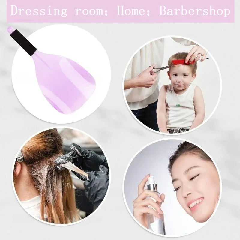 Hair Salon Face Shield Mask with Sponge Handle