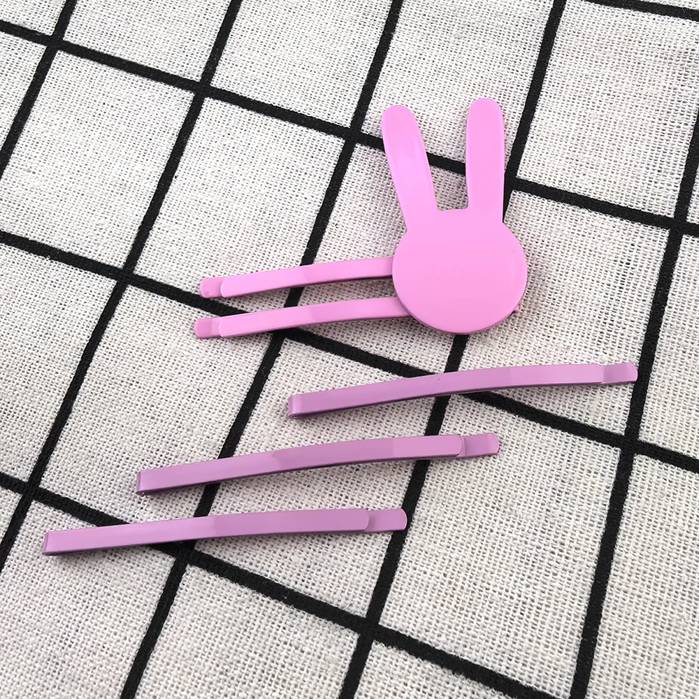 أنيمي Seishun بوتا يارو ساكوراجيما ماي مشبك شعر الفتيات أرنب تأثيري دبوس الشعر الوردي أغطية الرأس اكسسوارات الطفل تأثيري كليب #3