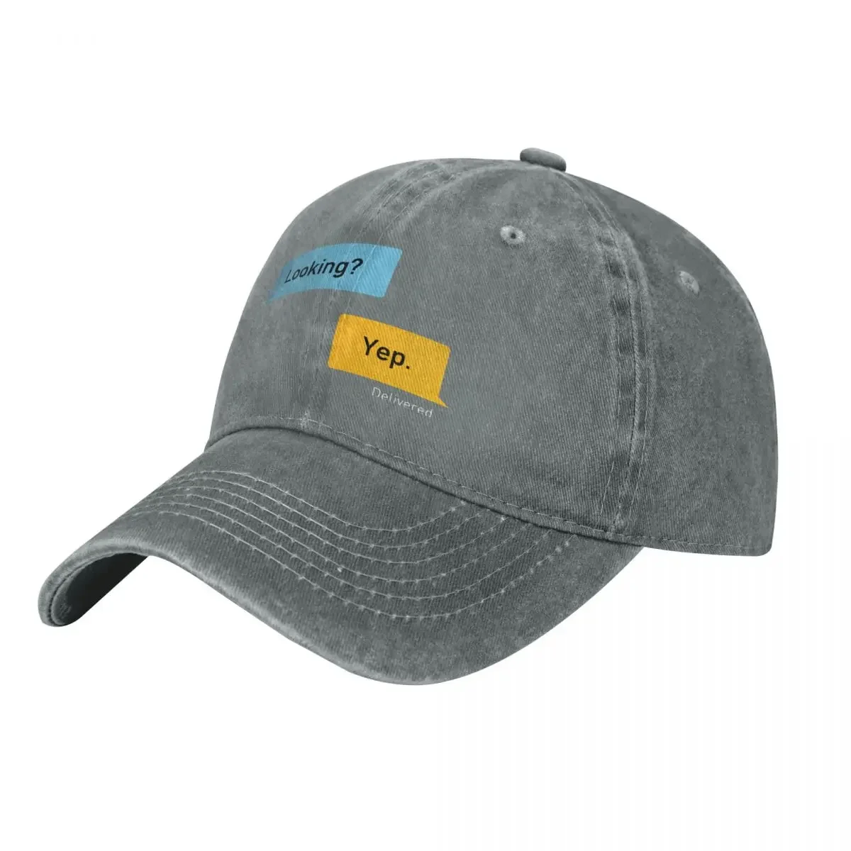 Looking Yep Grindr Dialogues Message Fashion Baseball Cap Peaked Men's Hat Women's Luxury