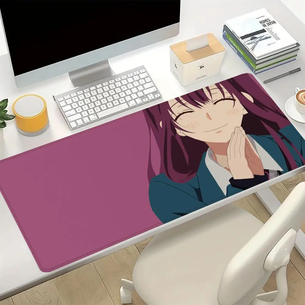 

Нескользящий коврик для мыши большого размера в стиле аниме Akari Hayasaka, резиновый нескользящий коврик для игровой клавиатуры, настольный коврик, подходит для игрового коврика для клавиатуры