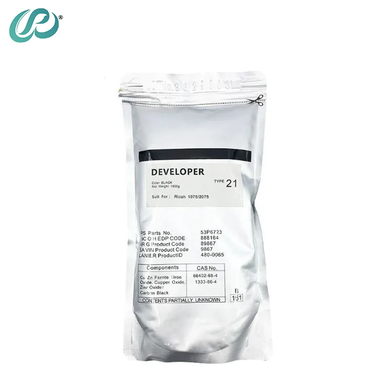 

1pcs Type 21 for Ricoh Aficio AF1085 AF1075 AF551 Copier Toner Developer BK1000g Toner Powder