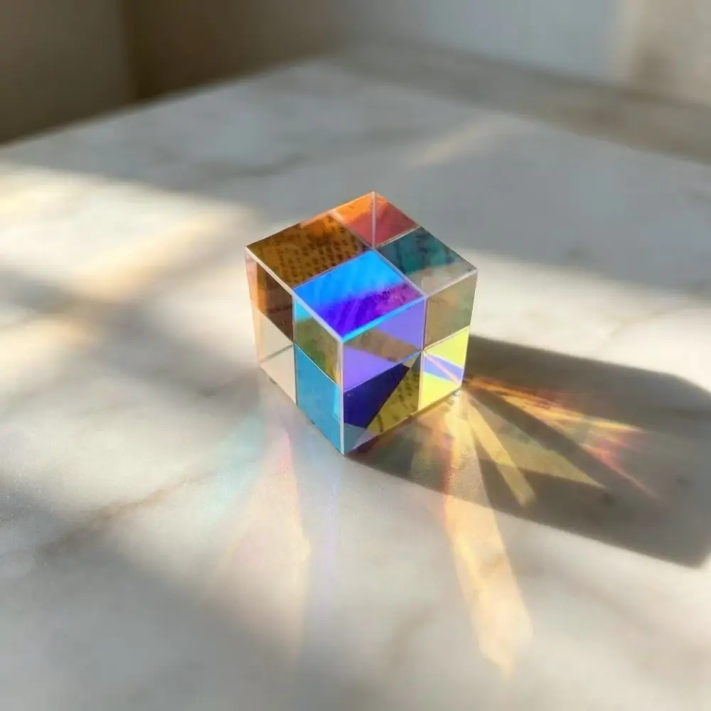 Crystal Heart Prism Ornament Sunlight Catcher Hanging Pendant Aesthetic Decor Light Refraction Gift For Living Space