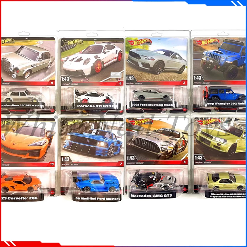 Hot Wheels Premium Car Models HW Car Culture Series Simlulation Cars 1/43 Collectible Model Decor Children Toys Birthday Gift