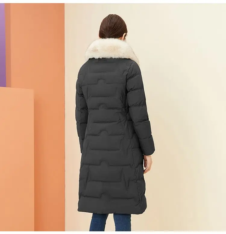 Winter New Women's Down Jacket Commuting Slim Fit Lapel Casual Down Jacket