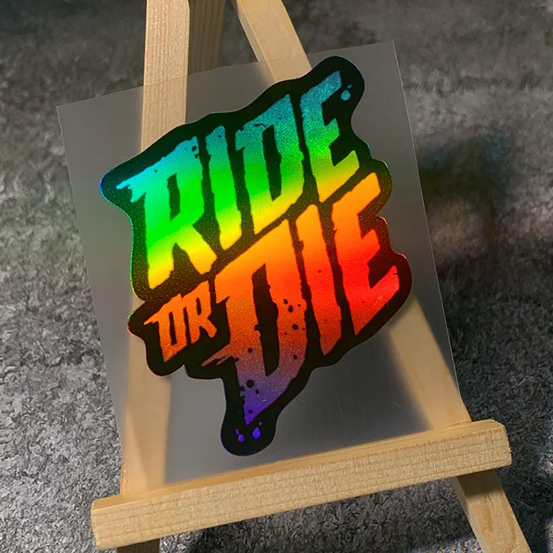 

4 PCS/SET Sports Slogan Waterproof Stickers Multi-color Graffiti Decals for Bike Helmet Skateboard Car Decor