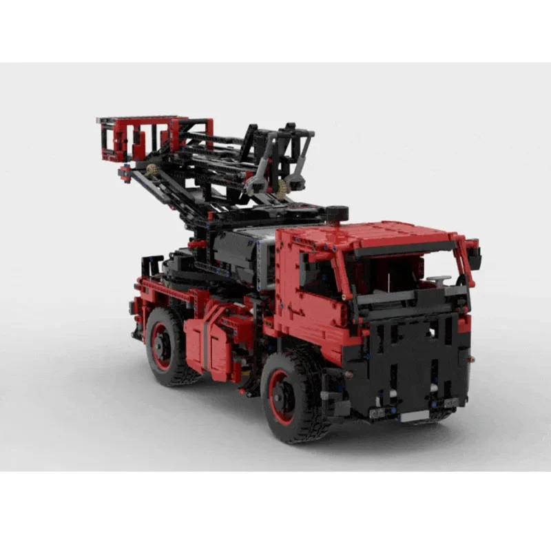 MOC-240744 New Mobile Articulated Boom Lift Building Block Model 3022 Parts Creative Boys' Children's Birthday Toy Gift