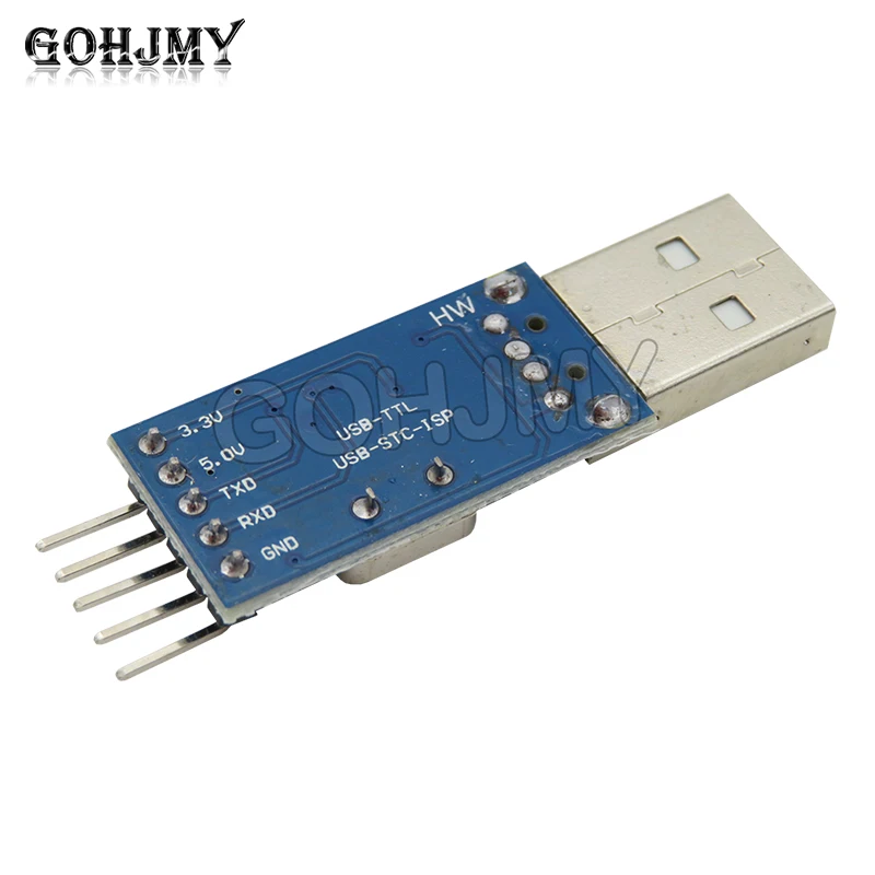 PL2303 USB To RS232 TTL Converter Adapter Module PL2303HX STC Microcontroller Brush Machine Board