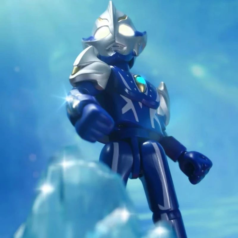 Blokees بنة رجل مشرقة الطبعة الفصل 8 Mebius فينيكس الشجعان الترامان ليو أسترا المنقولة نموذج الربط لعبة هدية #5