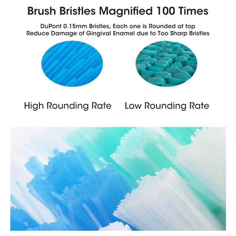 Escova de dentes elétrica limpa cabeças de escova de dentes de substituição para philips adultos hx6014 hx6930 hx6730 hx6530 aparelhos de cuidados pessoais