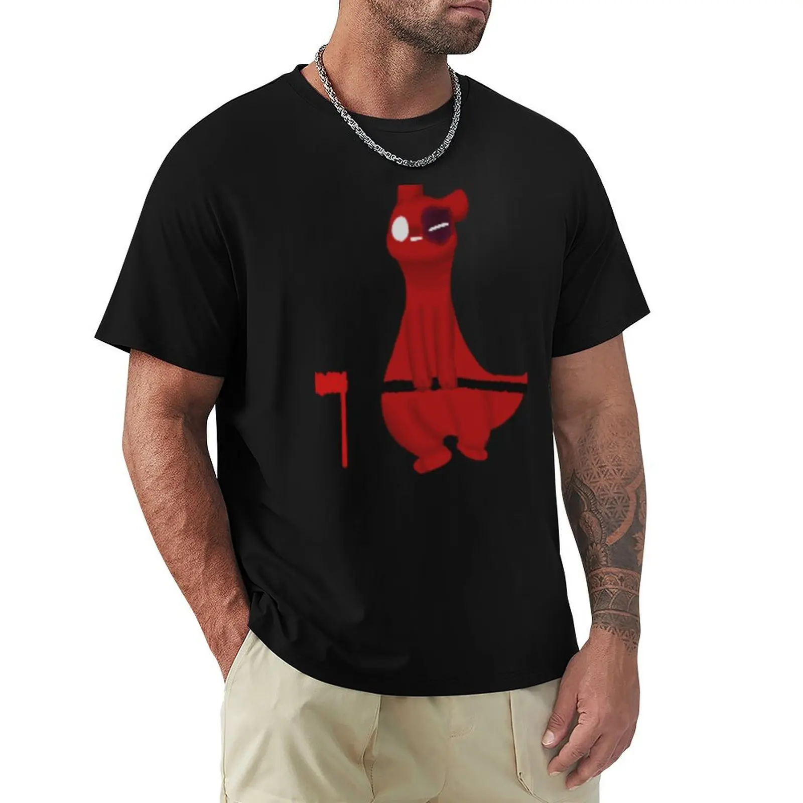 Cute game character Artificer from Rain World game Downpour fanart T-Shirt cotton t shirt man T-Shirt