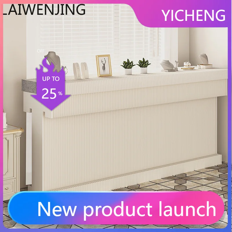 LYY  letter booth window display island rack folding strip display