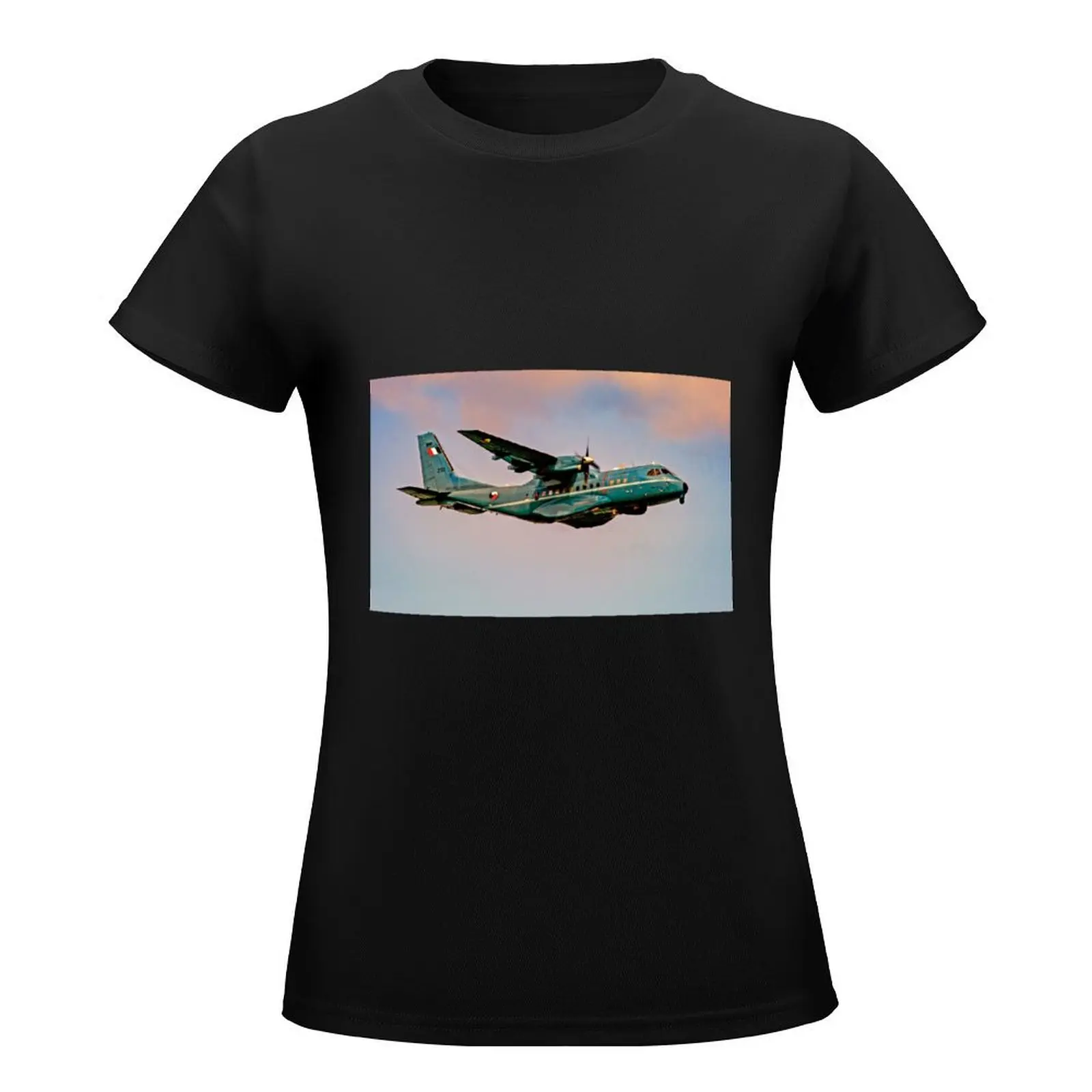 Irish Aviation CASA CN235 Air craft T-Shirt new edition funny Women's t-shirt