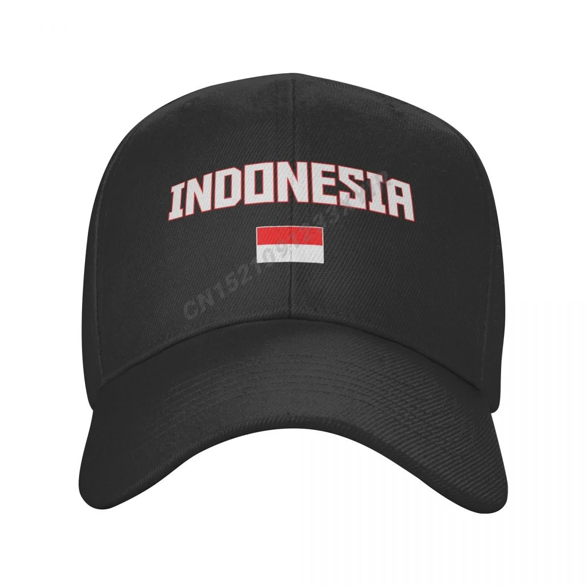 Baseball Cap Indonesia Flag Wild Sun Shade Peaked Adjustable Caps for Men Women Print