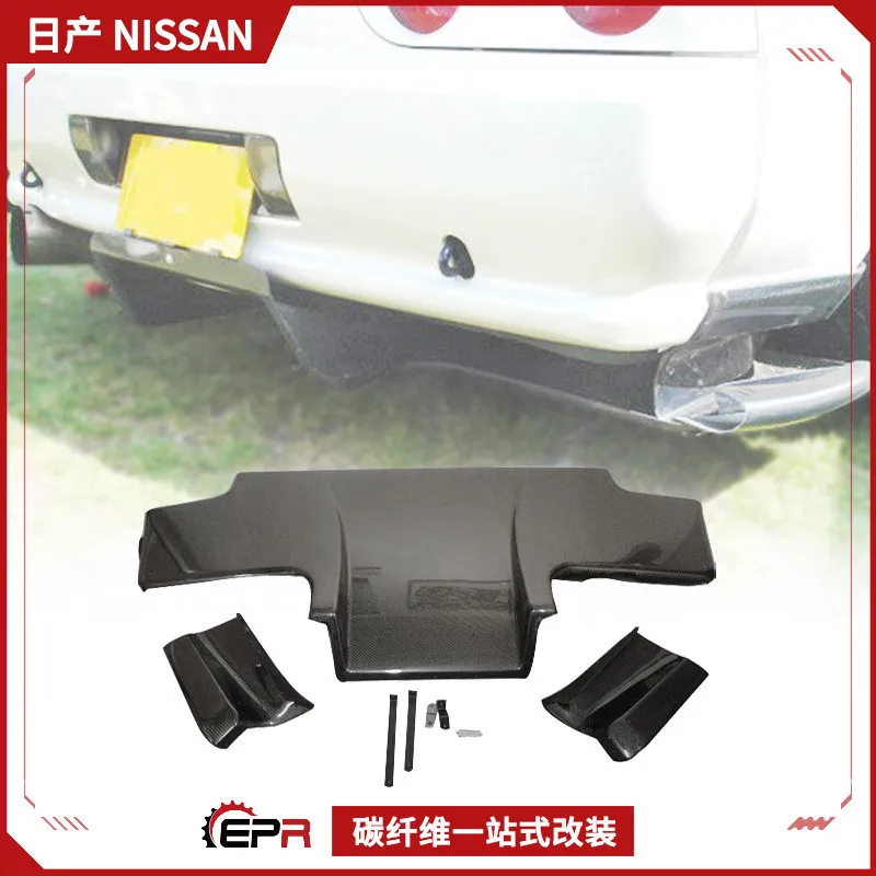 

Подходит для Nissan, модифицированного углеродного волокна GTR Skyline R32, установка базовой пластины заднего спойлера, небольшой объем задней губы