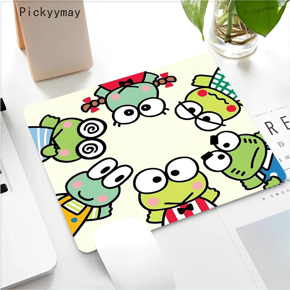 Kawai K-Kero K-Kero K-Keroppi Floor Mat Small Office Computer Desk Mat Table Keyboard Big Mouse Pad Laptop Cushio Home Decor