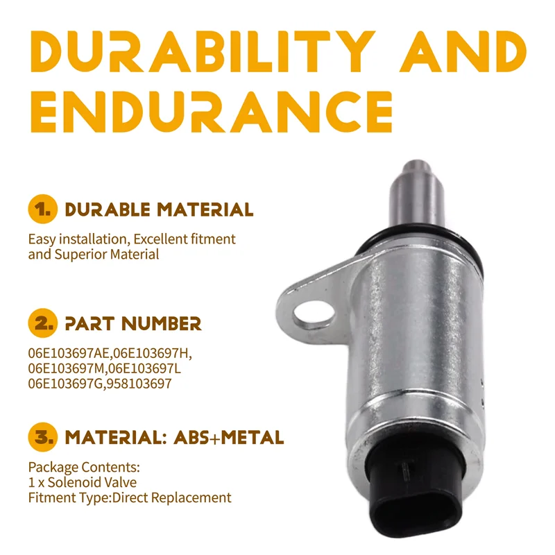 Nieuwe Nokkenas Richter Solenoid 06E103697AA 06E103697AE 06E103697H 06E103697M 06E103697L 06E103697G Voor VW 1.8 T/2.0 T