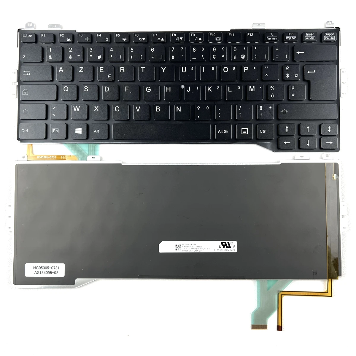 

French Azerty/UK/Spanish/Italian Backlit Keyboard For Fujitsu S904 S935 T904 T935 T936 U904 Series