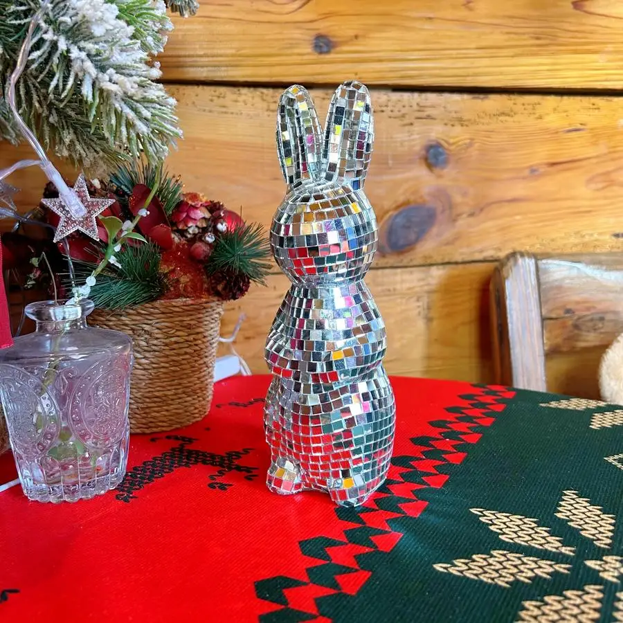 1/5/10/20/50/100pcs Adorable Disco Bunny, Easter Bunny, Suitable for Home Decor | Party Setups, Easter and Valentine's Day Gifts