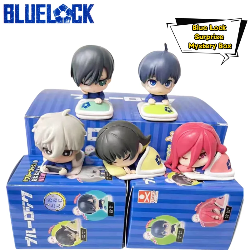 

Blue Lock Humor Bee Chikiri Hyouma Itoshi Rin Jiseki Ichika Фигурка Слепая коробка Высокое качество DIY Спящая кукла Настольные украшения