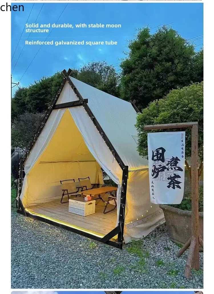 Outdoor Camping Star Tent Camp Triangle Scenic Area B & B Catering Night Market Commercial TentL15