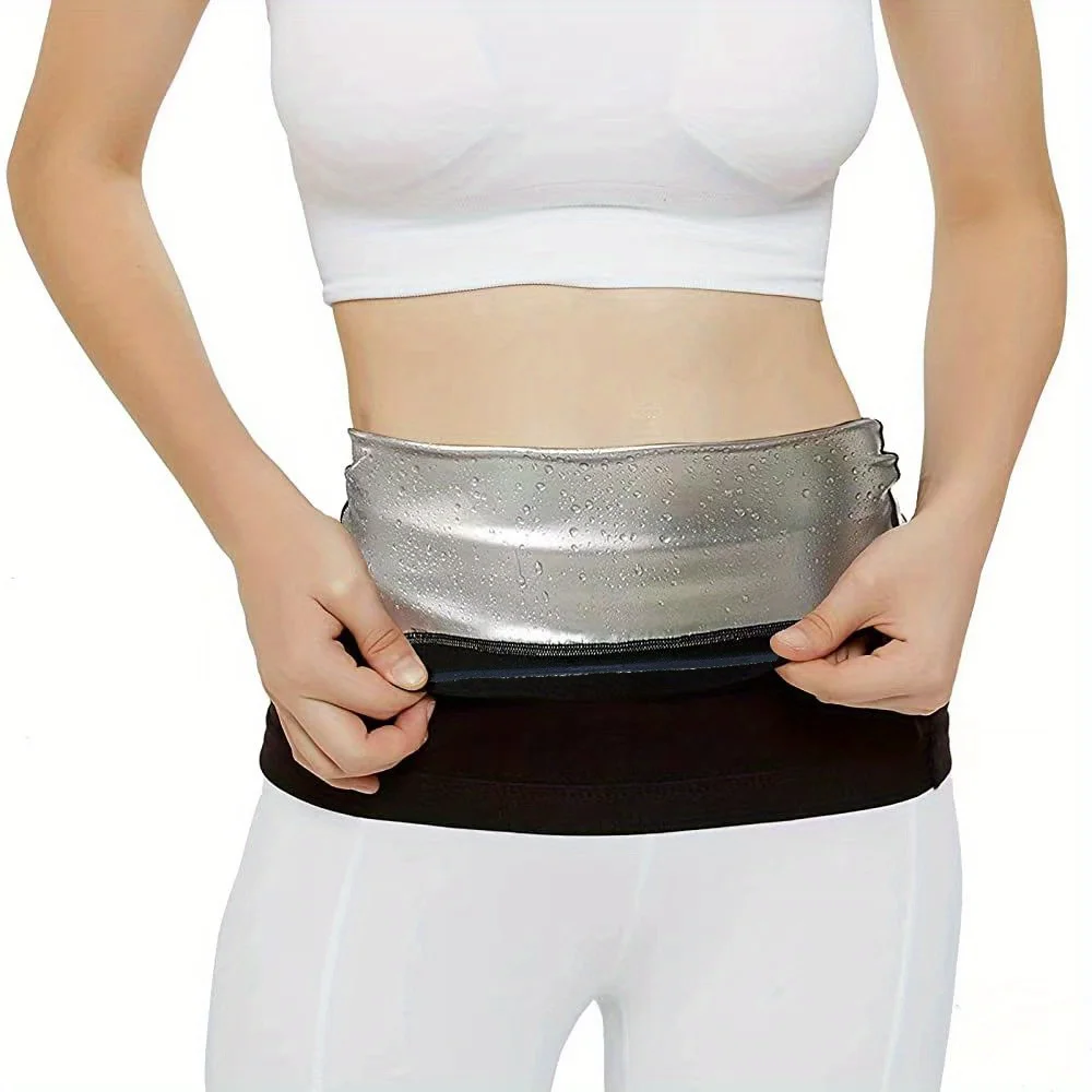 1pcs Women Waist Trimmer Sauna Sweat Wrap Belt Band for Workout Exercise Bodybuilding Lower Sauna Suit Sweat Belt Belly