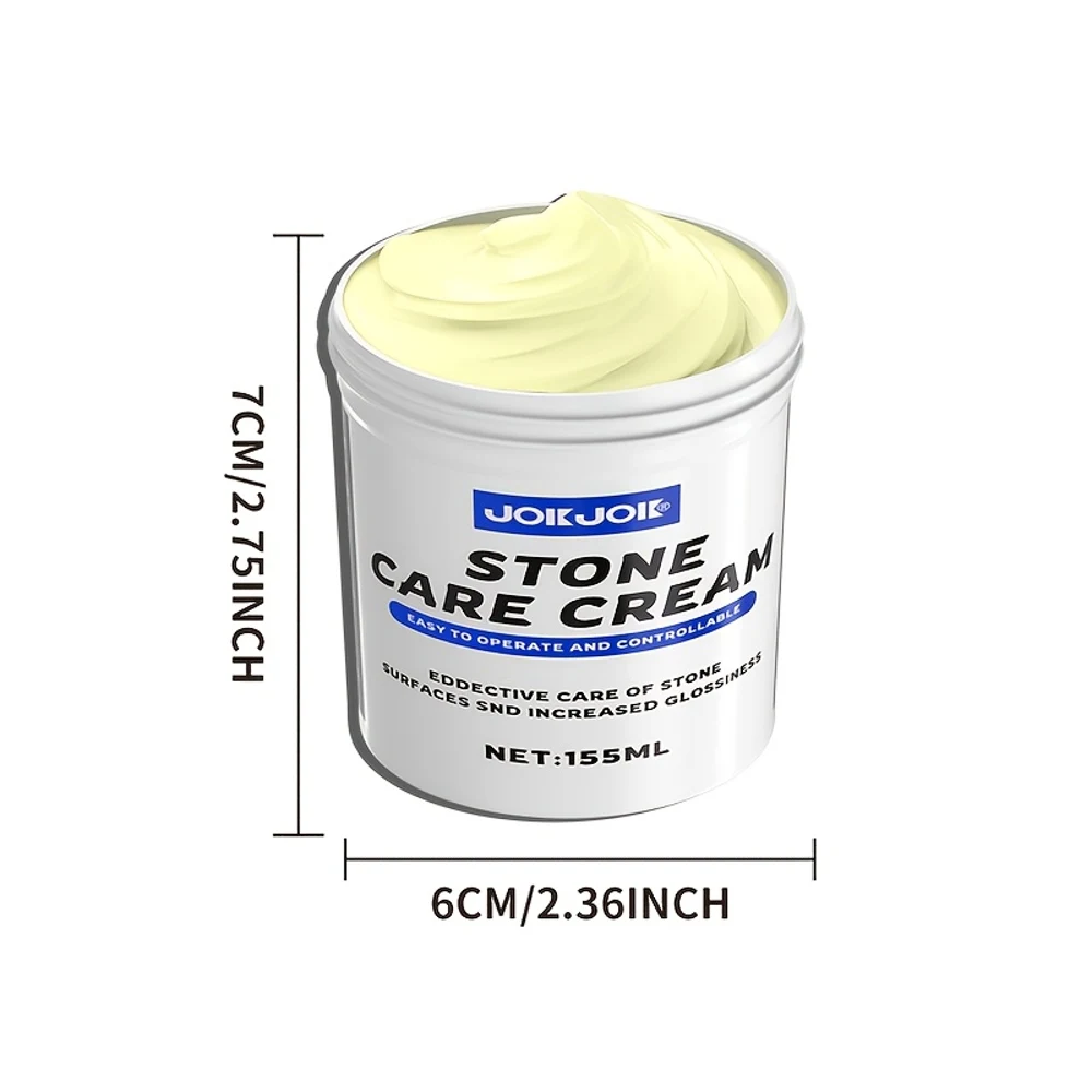 JOKJOK Multi-Purpose Stone & Tile Polish Wax - Heavy-Duty Floor Restorer, Marble, Granite, Limestone, Slate, Travertine, Quartz