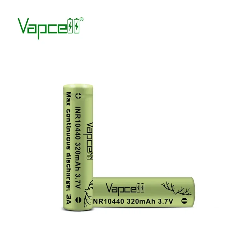 Original Vapcell INR 10440 320mAh 3A Battery HKJ Test Discharge Quality 10440 Rechargeable Mini Batteries For Flashlight