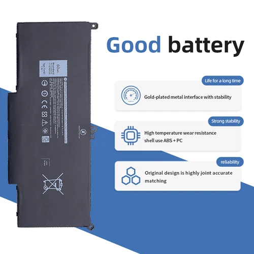 Imagen 2 del producto SUOZHAN-batería F3YGT para portátil, herramienta gratuita para Dell Latitude 12, 7000, E7280, E7290, E7380, E7390, E7480, E7490, F3YGT, 2X39G, DJ1J0