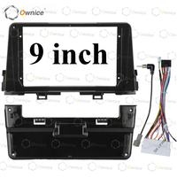 Ownice 9 inch Car Frame Fascia Adapter Android Radio Dash Fitting Panel Kit for Kia Morning 3 Picanto 2017 - 2020 Harness Canbus