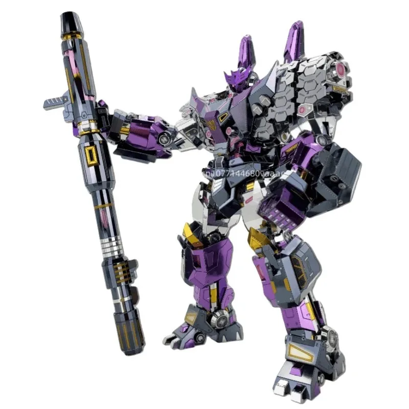 

New DIY Building Blocks Metal Combat Robot Assembly Model Warrior Mecha Toy Boy Three-dimensional Creative Series Action Figure