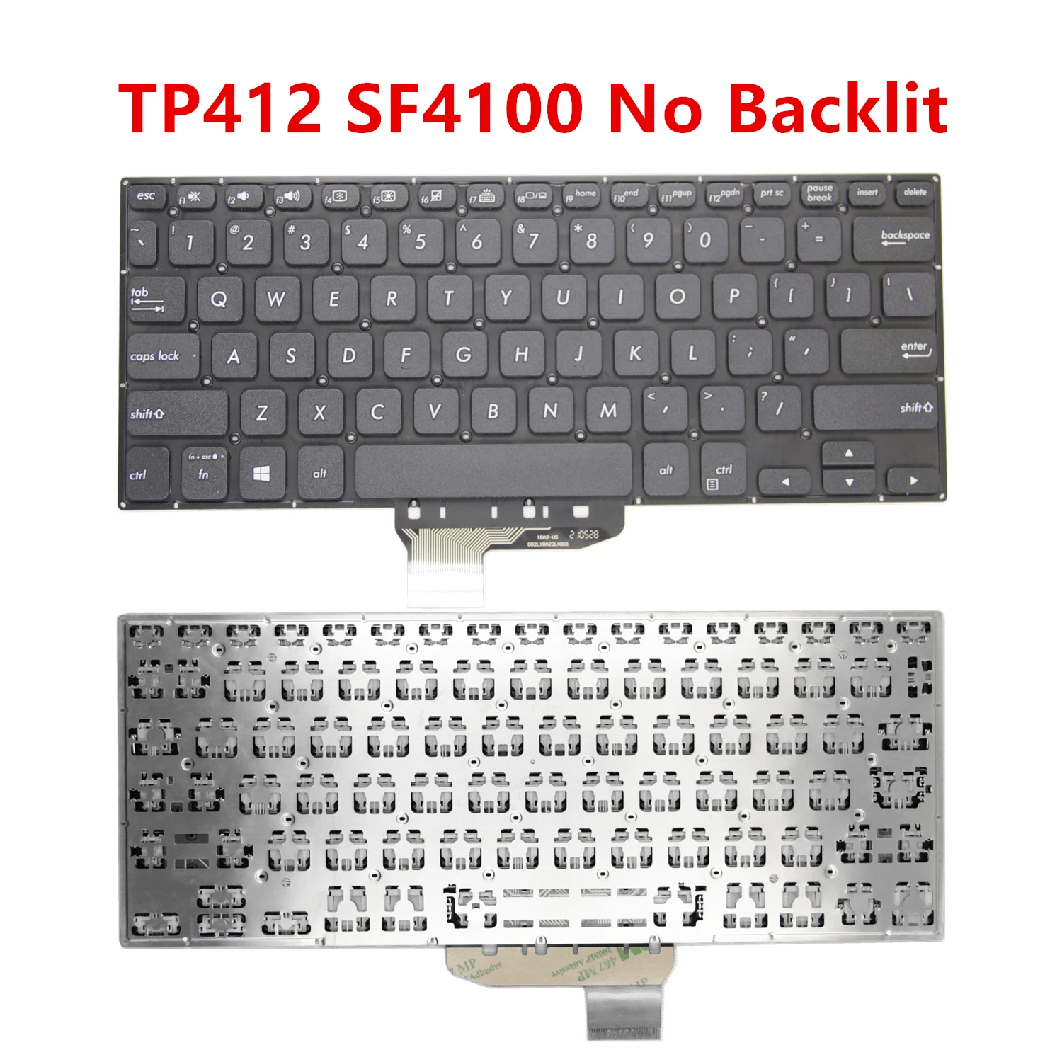 Teclado de EE. UU. Para portátil ASUS Vivobook, TP410, TP410UA, TP401, TP401C, TP401U, TP412, SF4100, TP412UA, TP420, nuevo, 100%