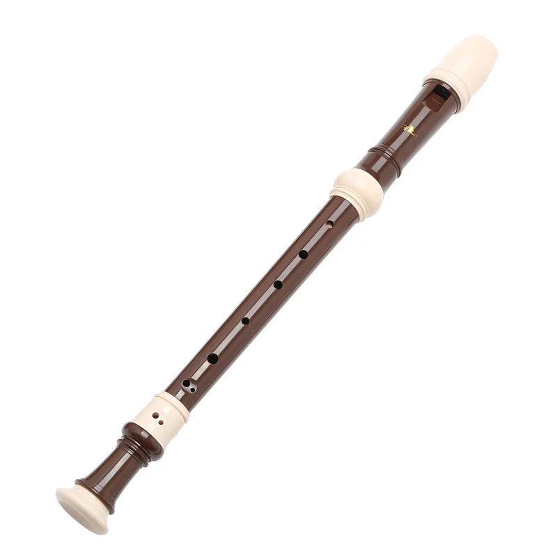 Swan-8 Holes Baroque Recorder Clarinet Flute ABS Instrument Musical Educational Tool Gift With PU Bag Cleaning Tool
