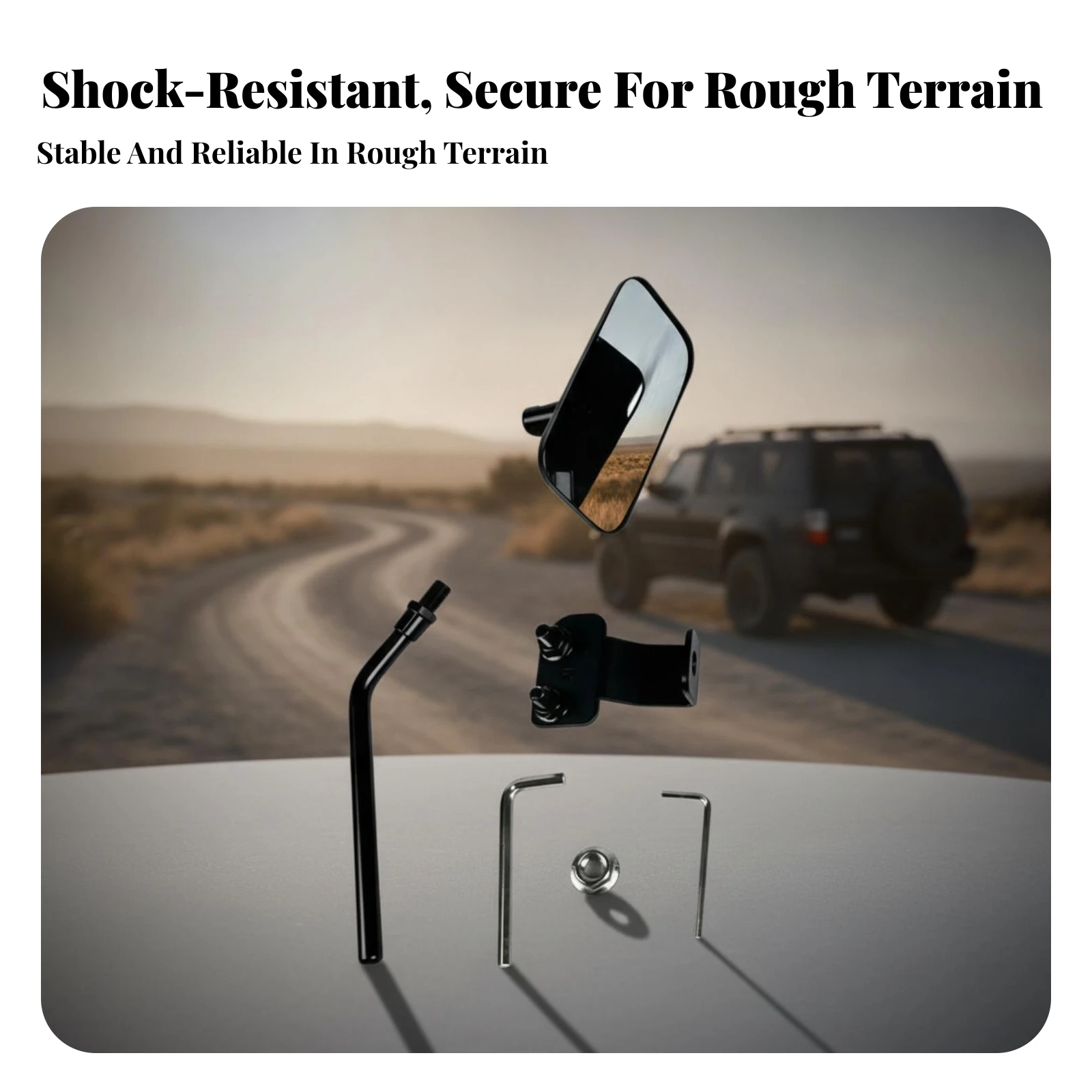Car Accessory Adjustable Anti-Glare Exterior Mount Rear View Aid Black Blind Area Mirror Blind Area Mirror