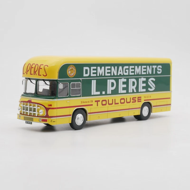 

Diecast Ixo 1:43 Scale Berliet PLR 20 Berliet Moving Van Alloy Car Model Collectible Toy Gift Souvenir Display Ornament