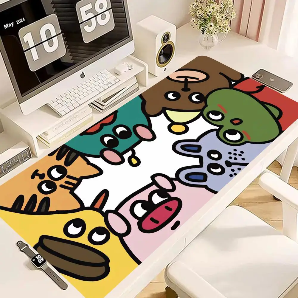 Large mouse pad, office mat, rubber anti-slip mouse pad table mat, PC accessories, desk accessories, universal for all scenarios