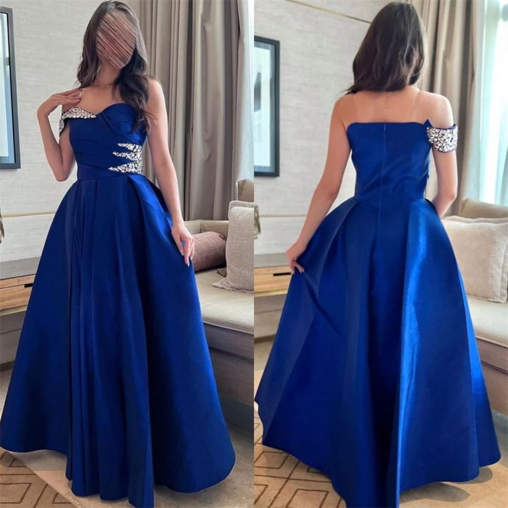 

Exquisite One-shoulder Ball Gown Quinceanera Sequin Draped Satin Occasion Evening vestidos de noite ه