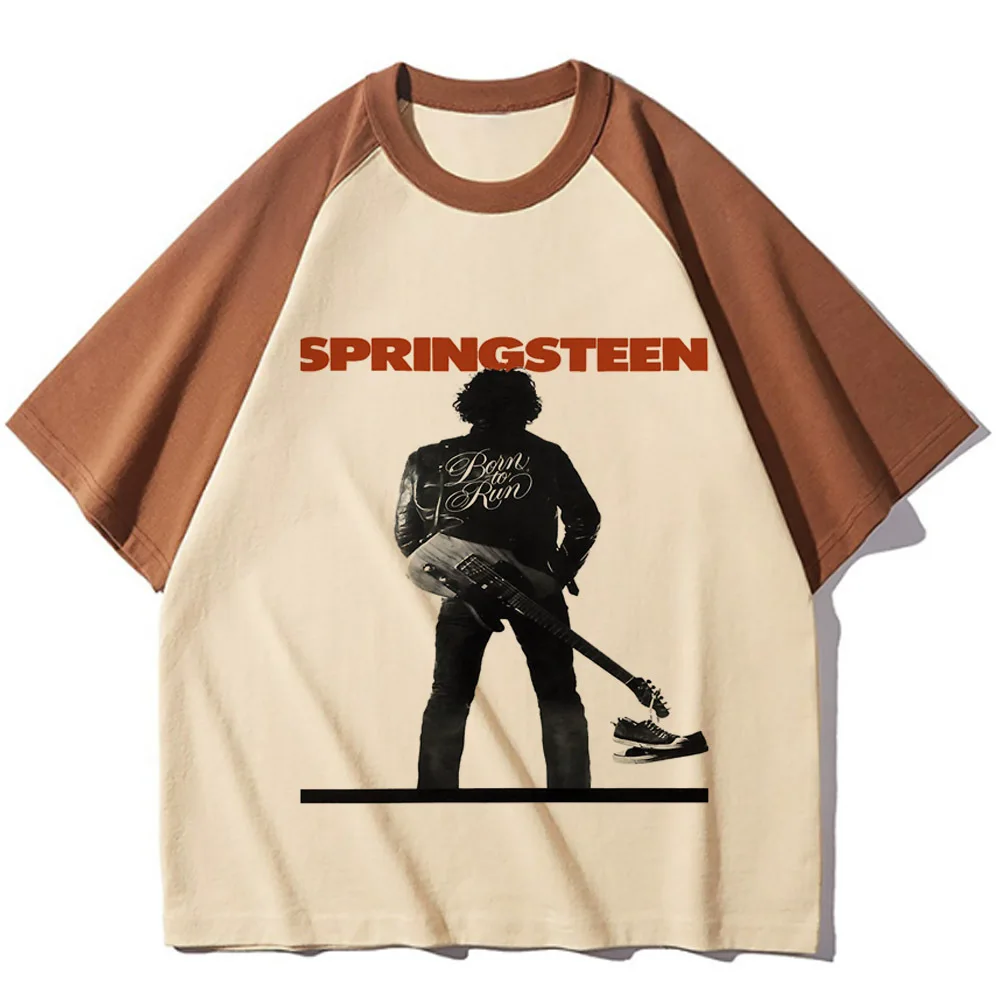 Bruce Springsteen top women athleisure elegant graphic tee top girl designer y2k graphic clothes