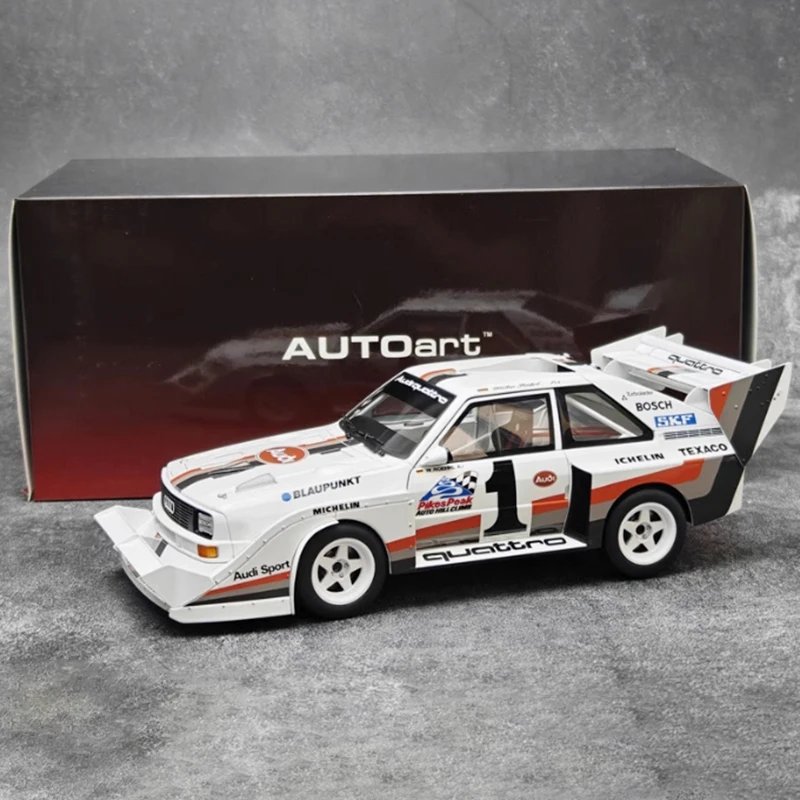 

AUTOart Масштаб 1:18 Чемпион S1 1987. # 1, модель автомобиля из сплава, классическая коллекция, сувенир, статический дисплей, украшения, подарок