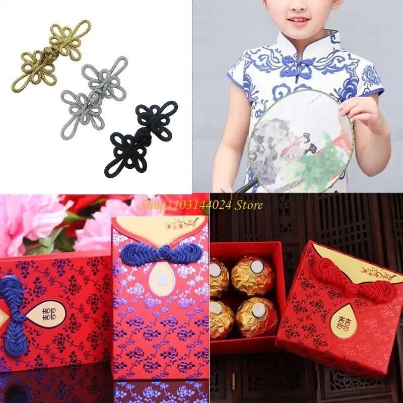N5KE Trendy Chinese Traditional Button Exquisite Cheongsam Buttons Suitable for Woman