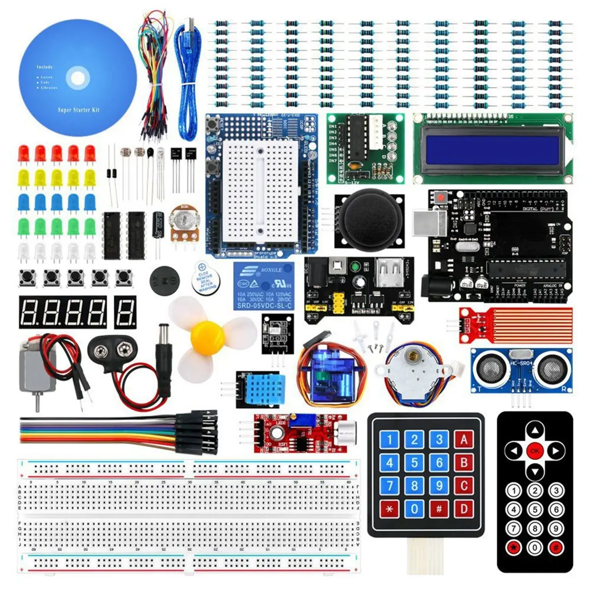 A14M Super Learning Kit for R3 Development Board Super Kit RFID Upgrade Kit Tutorial Learning Kit