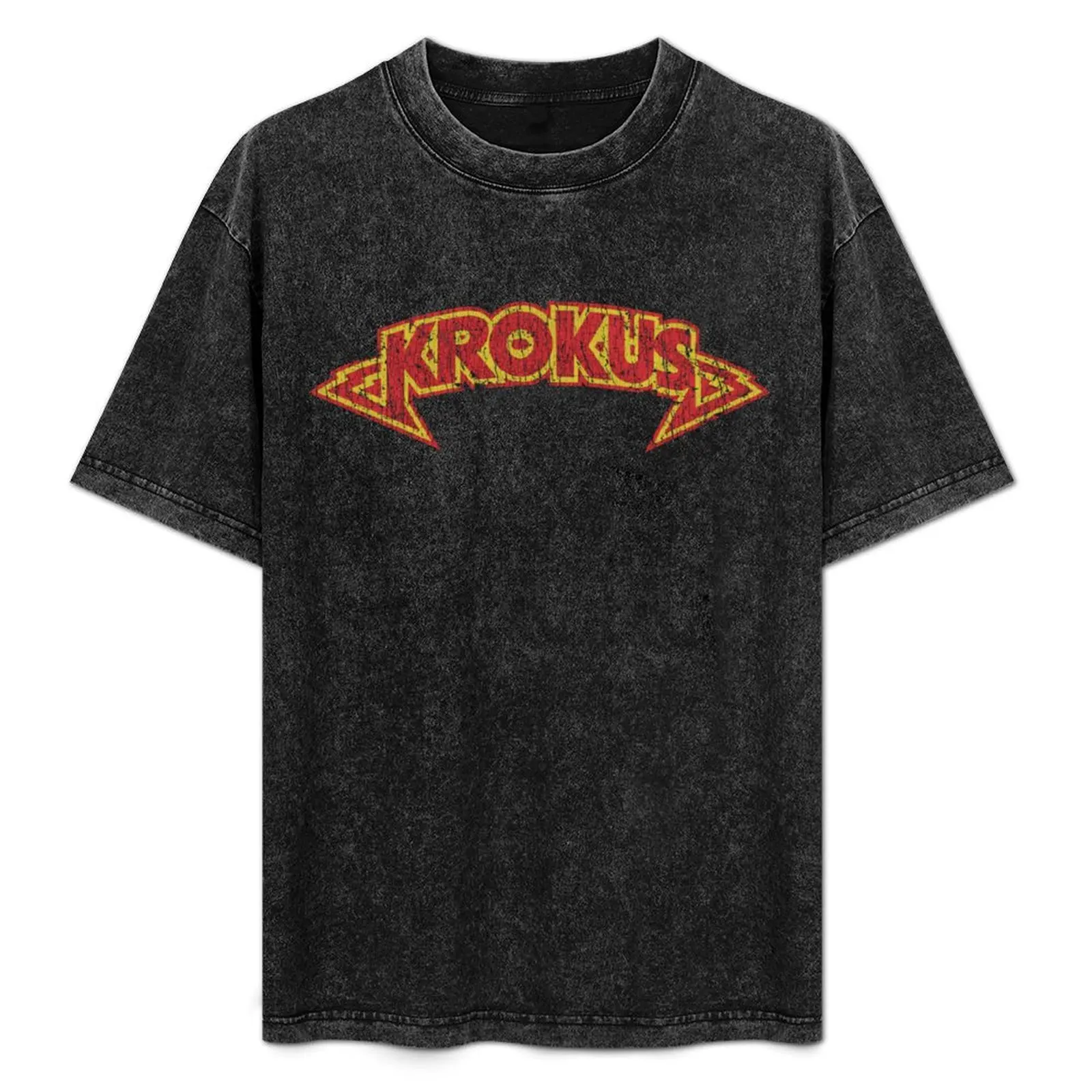 Camiseta Krokus 1974 de corte regular e lisa