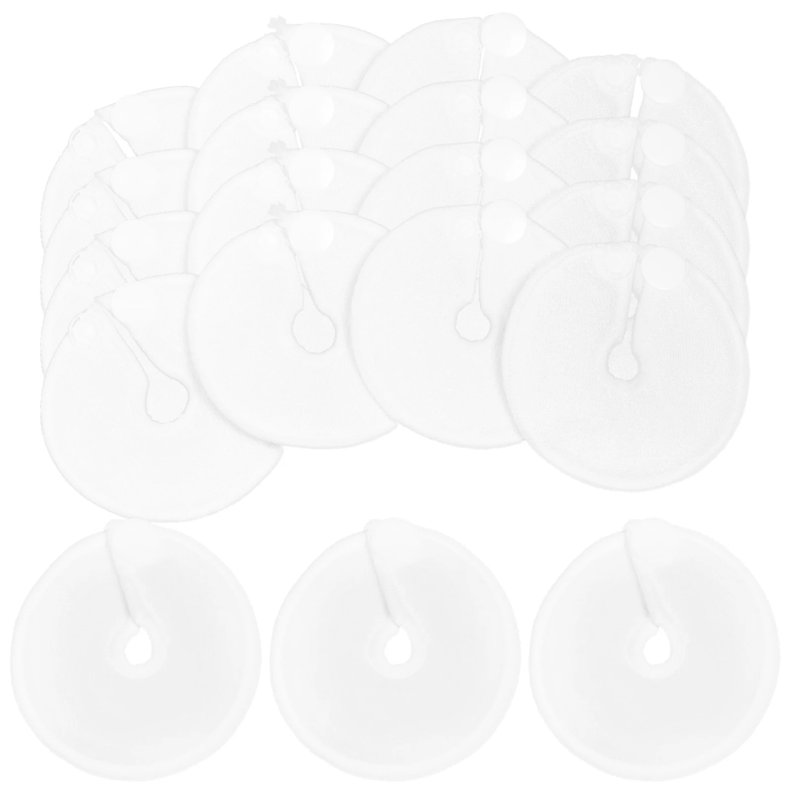 

28pcs G Tube Pad White Triple Layer Reusable Wraps Cushions for Cannula Abdominal Holder Protectors Breathable