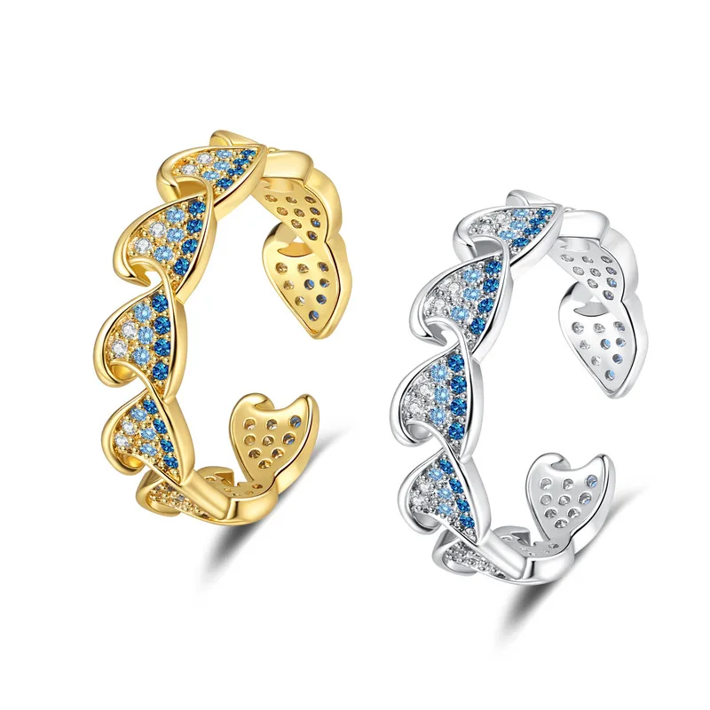 Classic Twist Chain Open Rings For Women Stainless Steel Zircon Geometric Twist Wrapped Couple Ring Wedding Aesthetic Jewelry