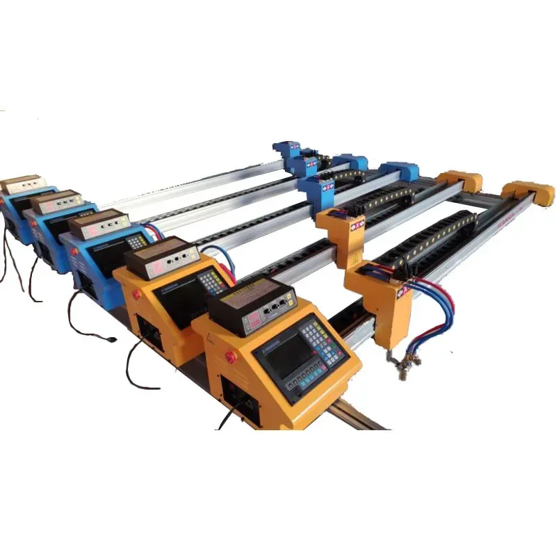 Máquina de corte plasma cnc portátil chama e plasma ambos os tipos huayuan lgk 63a potência de corte 120a 160a tipo de geração