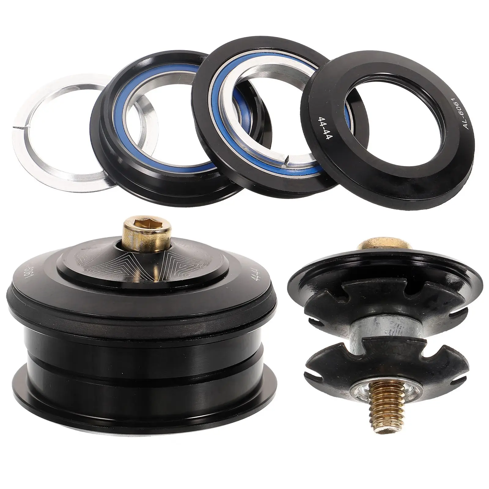 

Bicycle Bowl Bearings 42-42mm Headset Sealed Double Cup Road Mountain Bike Stem Durable Replacement Part Accessories