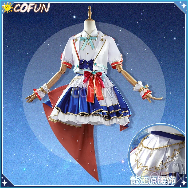 COFUN [Customized] Hololive VTuber Akai Haato Stage Costume Cosplay Costume Halloween Outfits Women Suit