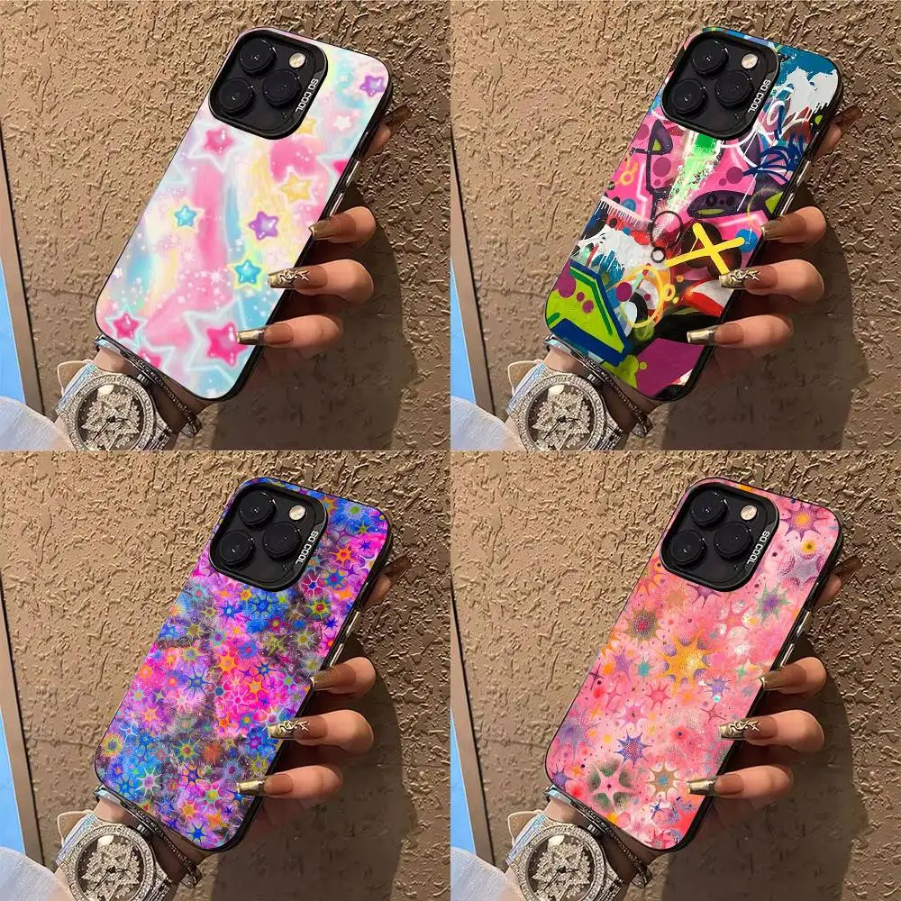 

Watercolor Graffiti Phone Case Phone Case For iPhone 14 16 15 11 12 13 Pro Max Mini Plus Shockproof Cover