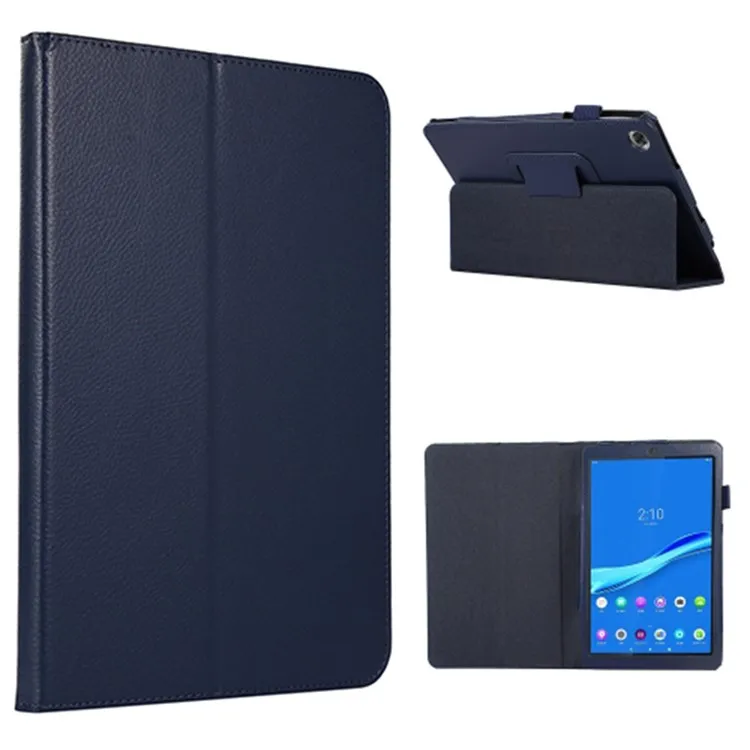 

PU Leather Flip Cover for Lenovo Tab M8 (4th Gen) 2024 TB-301XU / M8 (4th Gen) 2023 TB-300FU Litchi Texture Tablet Case Stand -